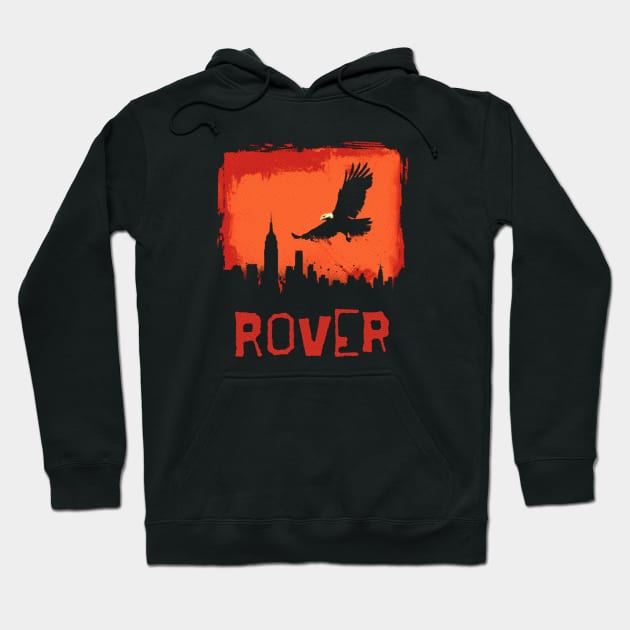 Rover the bald eagle Hoodie by WickedAngel
